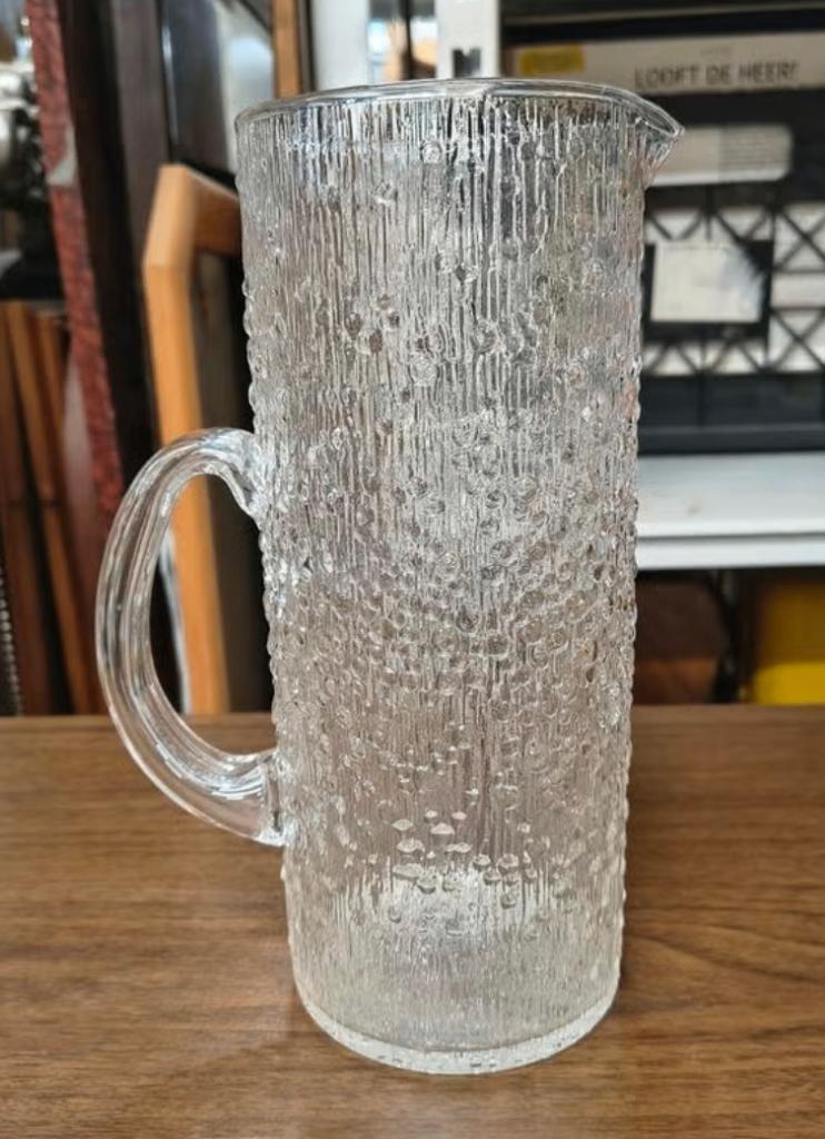 iittala hopla waterkan tapio wirkkala € 65, Antiek en Kunst, Antiek | Glas en Kristal, Ophalen