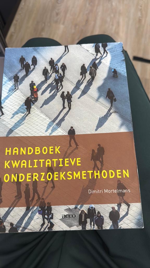 Handboek kwalitatieve onderzoeksmethoden, Boeken, Sociale wetenschap, Ophalen of Verzenden, Zo goed als nieuw, Dimitri Mortelmans