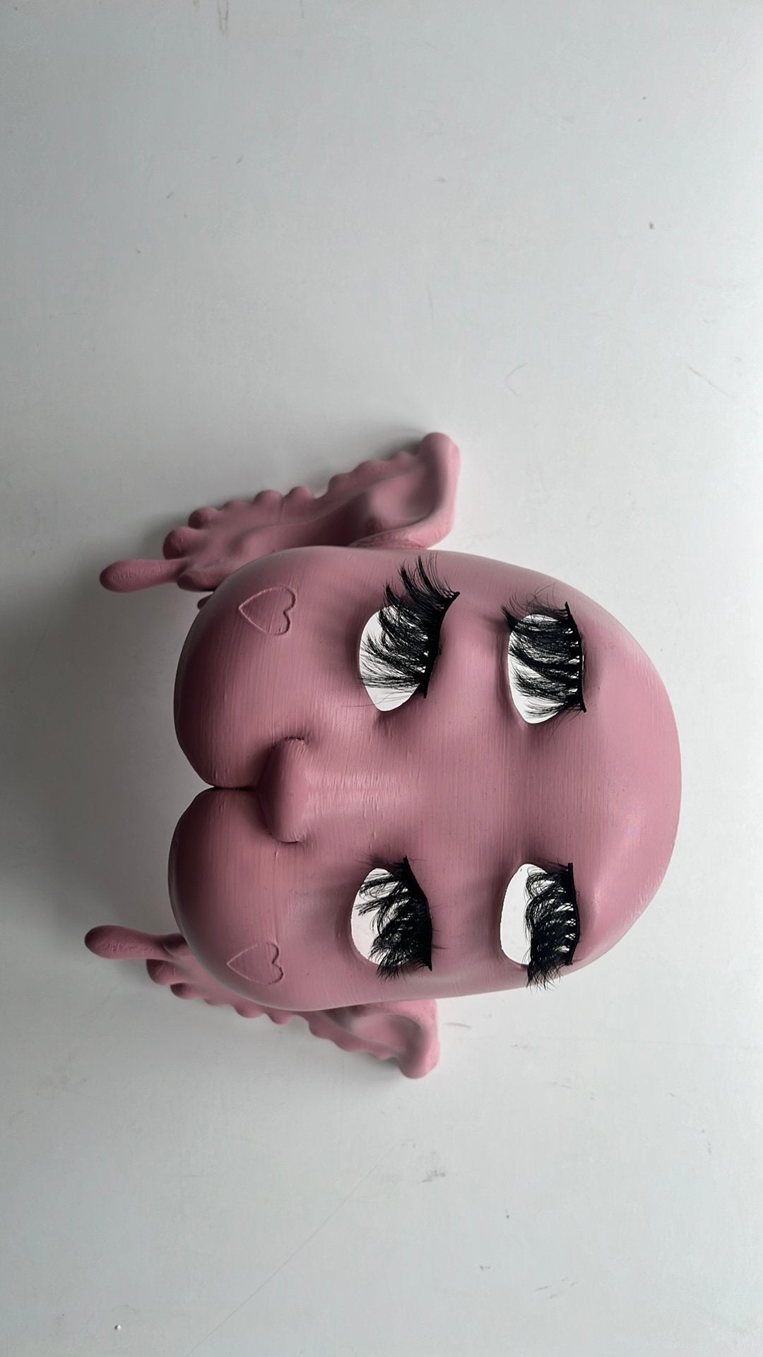 3d geprint portals masker, pruik, ogen melanie martinez, Hobby en Vrije tijd, Ophalen of Verzenden, Zo goed als nieuw