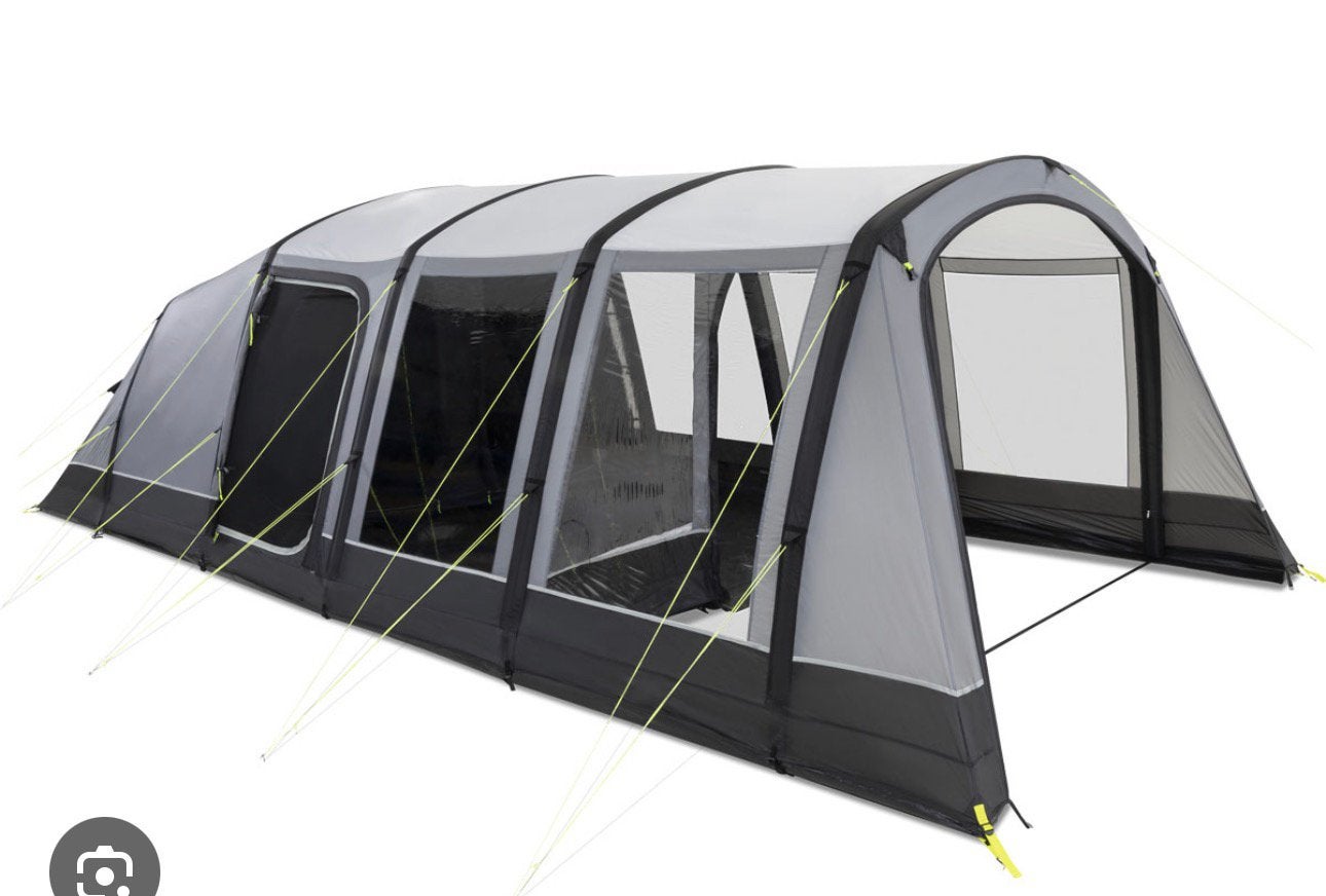 Kampa Hayling 6 Air tunneltent, Caravans en Kamperen, Ophalen, Zo goed als nieuw