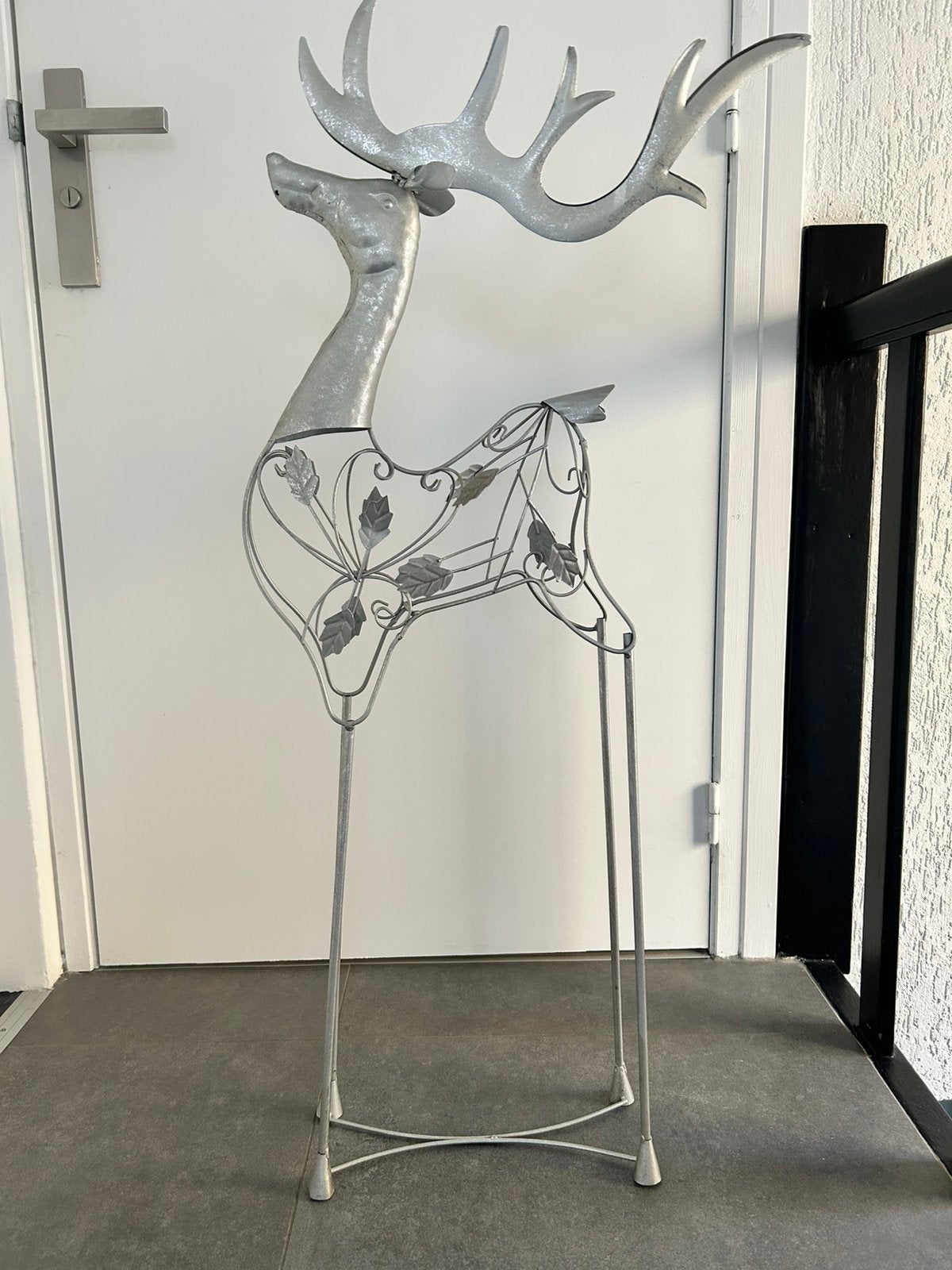 Stijlvol - Aluminium - Decoratief Hert- 100 cm., Ophalen