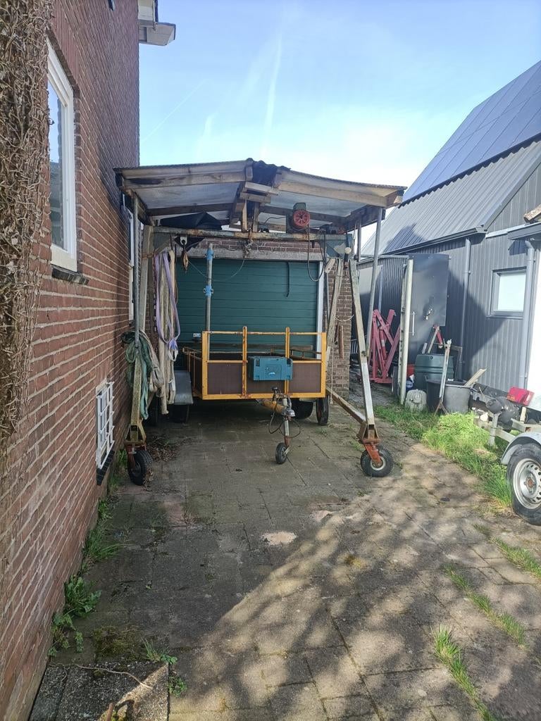 Portaalkraan op wielen met elektrische lier, Ophalen of Verzenden