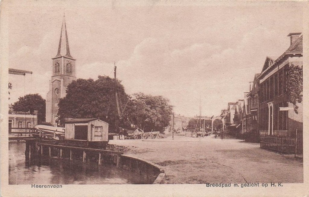 703-032-005 Heerenveen Breedpad, Verzenden, Voor 1920, Friesland