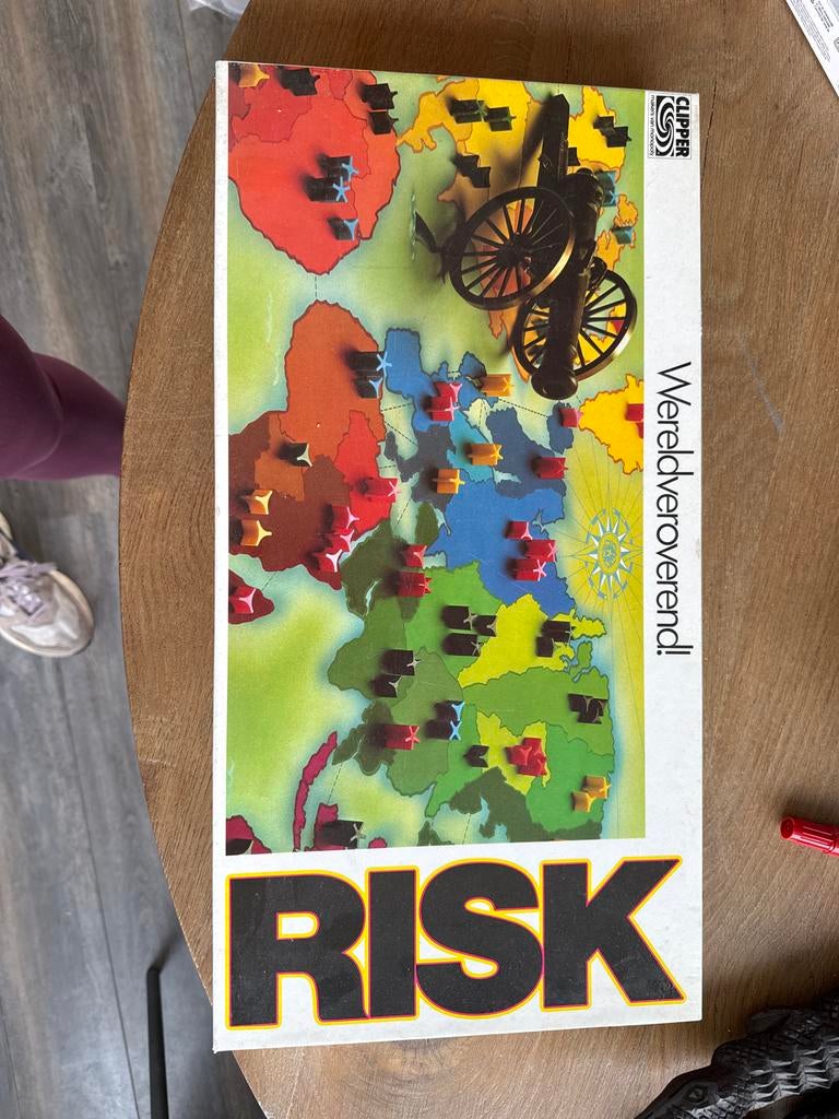 RISK Wereldoveroverend! Bordspel iit 1982 - Clipper Editie, Drie of vier spelers, Ophalen of Verzenden, Zo goed als nieuw