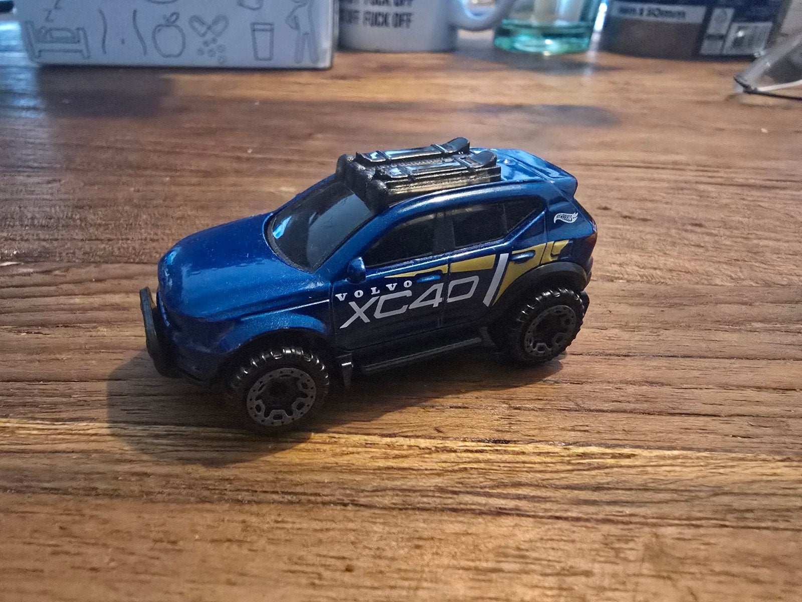 Hot Wheels Volvo XC40 Recharge 2022 - Blauw, Ophalen of Verzenden, Zo goed als nieuw