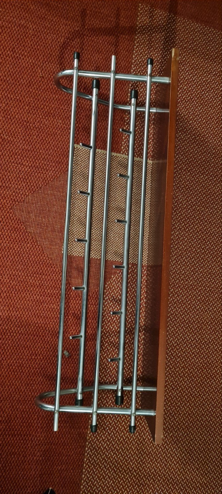 Vintage kapstok met hoedenplank, Wandkapstok, Gebruikt, Ophalen of Verzenden, Minder dan 100 cm
