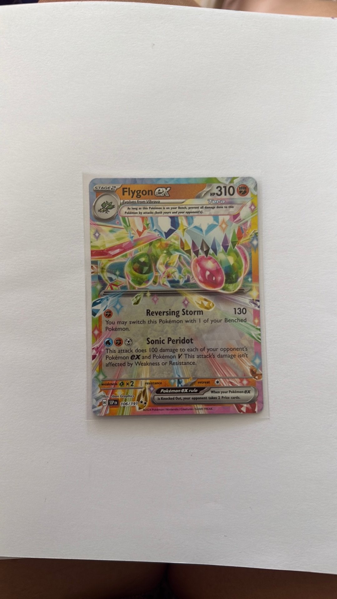 Flygon Ex pokemon kaart, Ophalen of Verzenden, Zo goed als nieuw