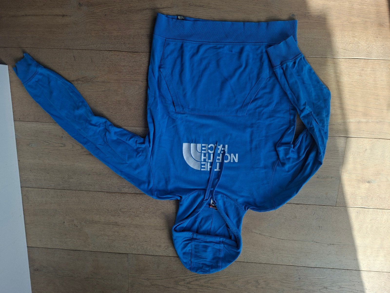 The North Face Hoodie - Blauw - Maat L/G, Kleding | Heren, Ophalen of Verzenden, Zo goed als nieuw, The North Face
