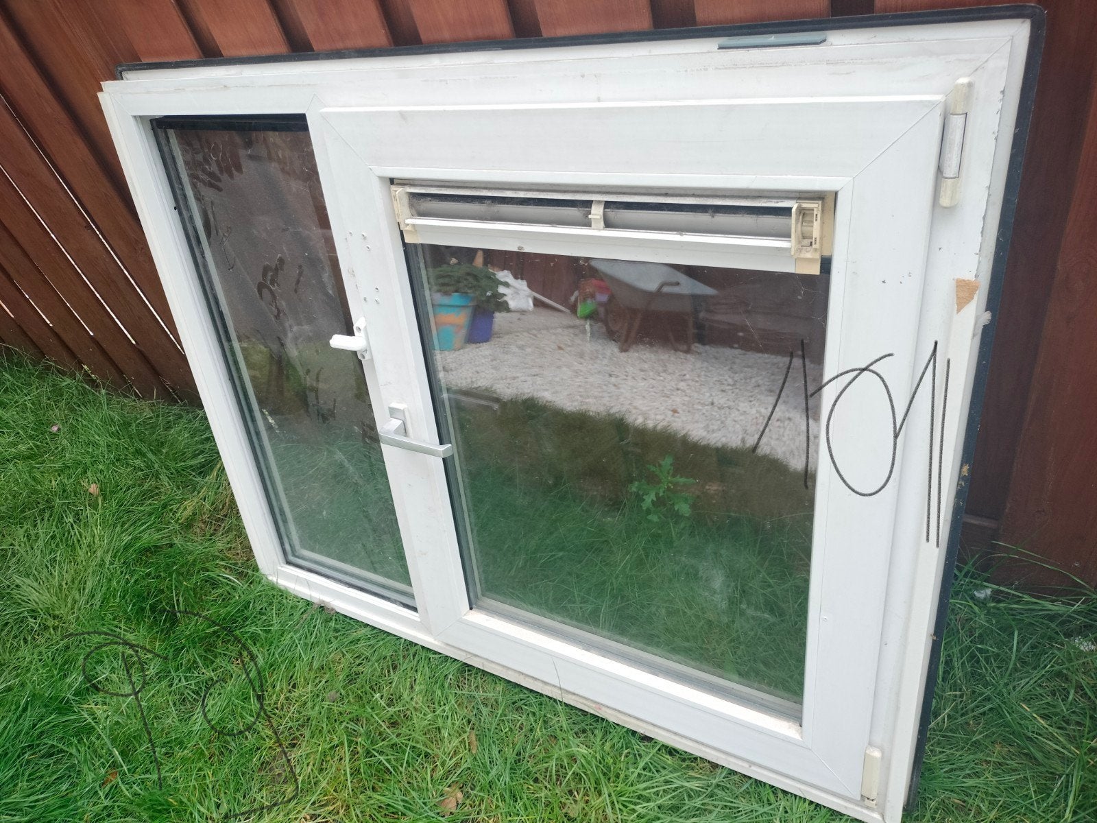 Kiep kantel raam met ventilatierooster, Ophalen, Gevelraam of Ruit, Gebruikt, 80 tot 120 cm