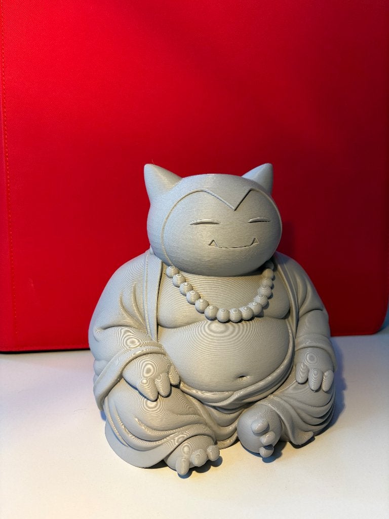 3D-geprint Snorlax beeldje – 17 cm, Hobby en Vrije tijd, Ophalen of Verzenden, Nieuw, Overige typen