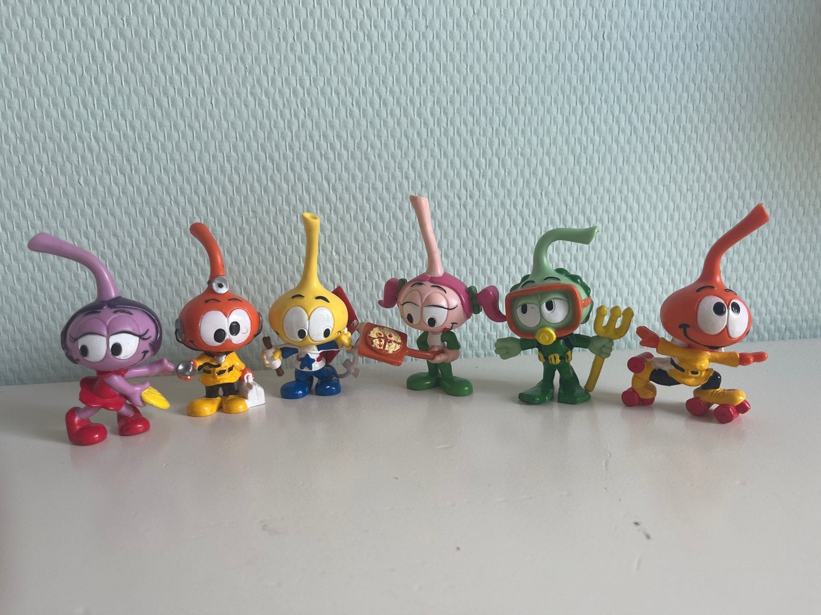 6x Originele Vintage Snorks Figuren Schleich Applause 1984, Ophalen of Verzenden, Gebruikt