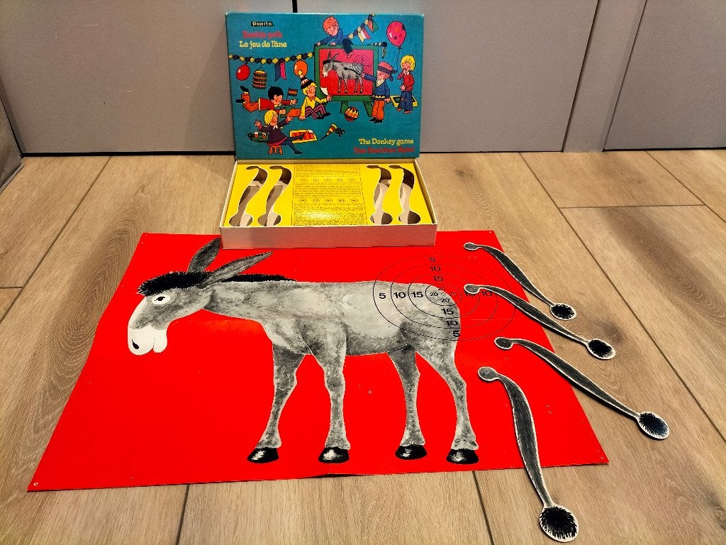Ezeltje Prik - Staartje Prik - spel van Papita, Een of twee spelers, Ophalen of Verzenden, Gebruikt, Papita