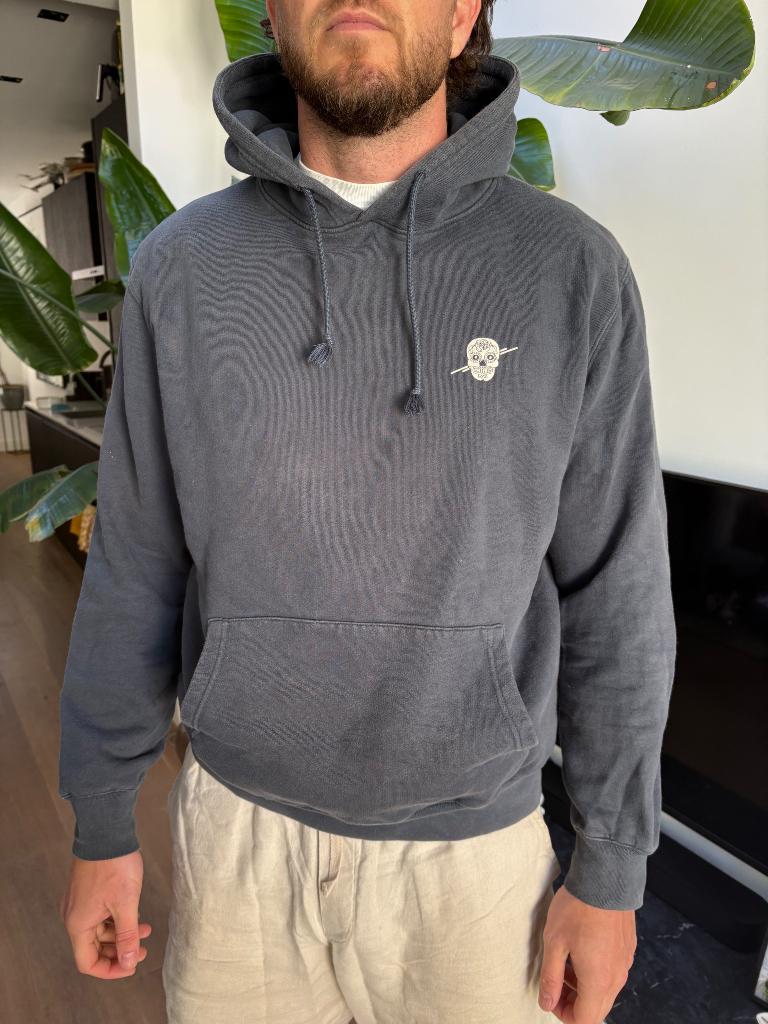 Sweater van Suspicious Antwerp, Ophalen, Gedragen, Maat 56/58 (XL), Blauw
