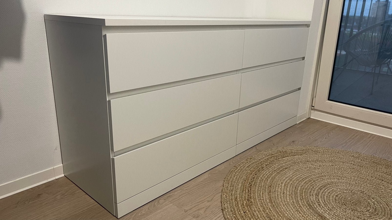 IKEA Malm ladekast 6 lades, Huis en Inrichting, Ophalen, 50 tot 100 cm, Zo goed als nieuw, 3 of 4 laden