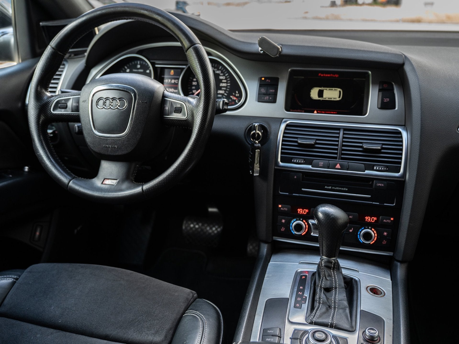 Audi Q7 3.0 TDI quattro | S-LINE | BOSE AUDIO| LUCHTVERING |, Gebruikt, Zwart, Navigatiesysteem, Zwart