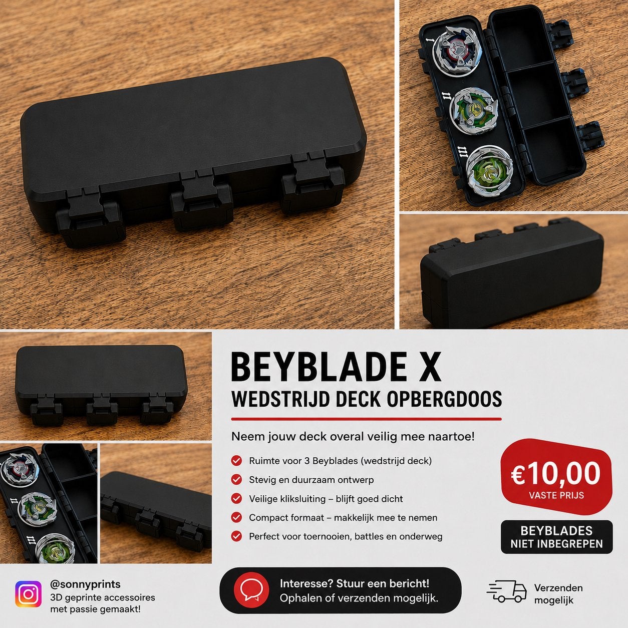 Beyblade Wedstrijd Deck Opbergdoos – €10, Ophalen of Verzenden, Zo goed als nieuw