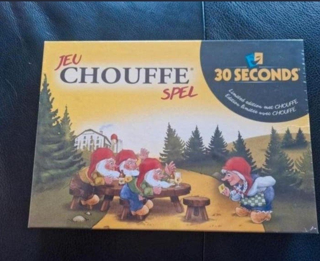 La Chouffe 30 seconds bordspel nieuw in folie!, Vijf spelers of meer, Ophalen of Verzenden, Nieuw, Reisspel