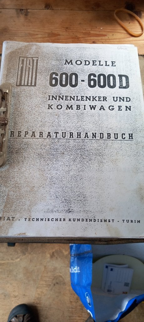 Fiat 600-600D Reparatiehandleiding, Verzenden