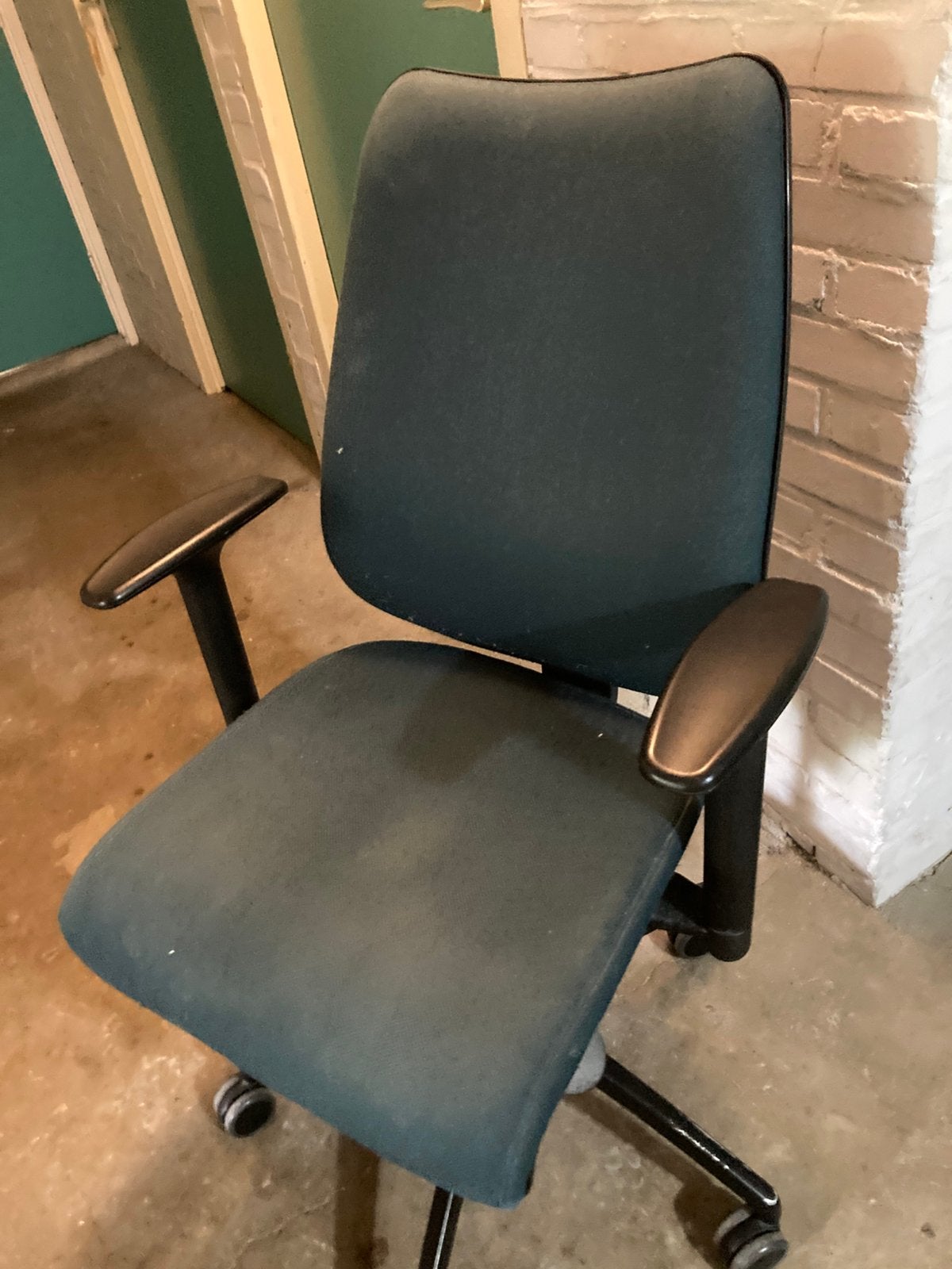 Gratis buro stoel, Ophalen, Gebruikt, Bureaustoel, Groen