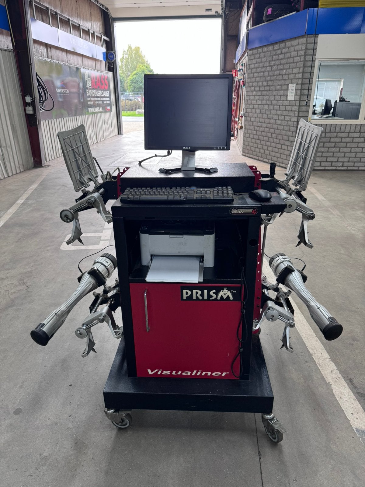 Mobiele uitlijner John Bean PrisM Visualiner, Ophalen, Gebruikt