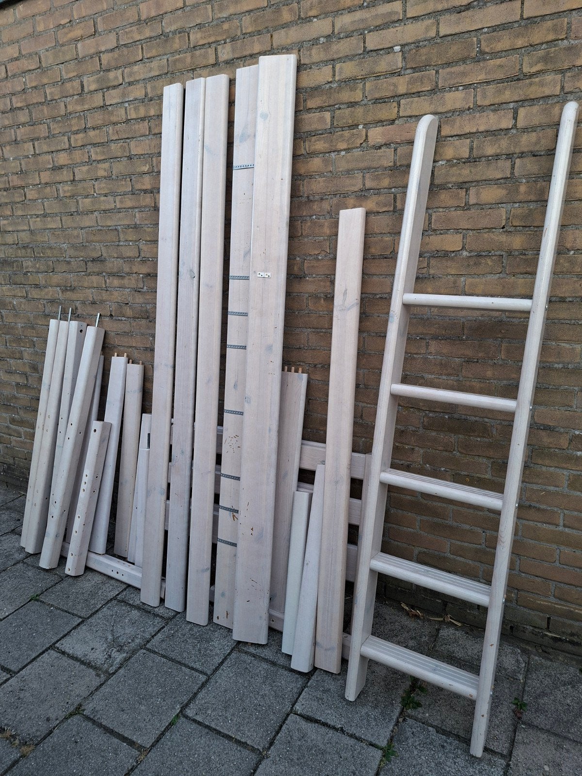 Flexa bed onderdelen, Ophalen, Gebruikt, Eenpersoons, Wit