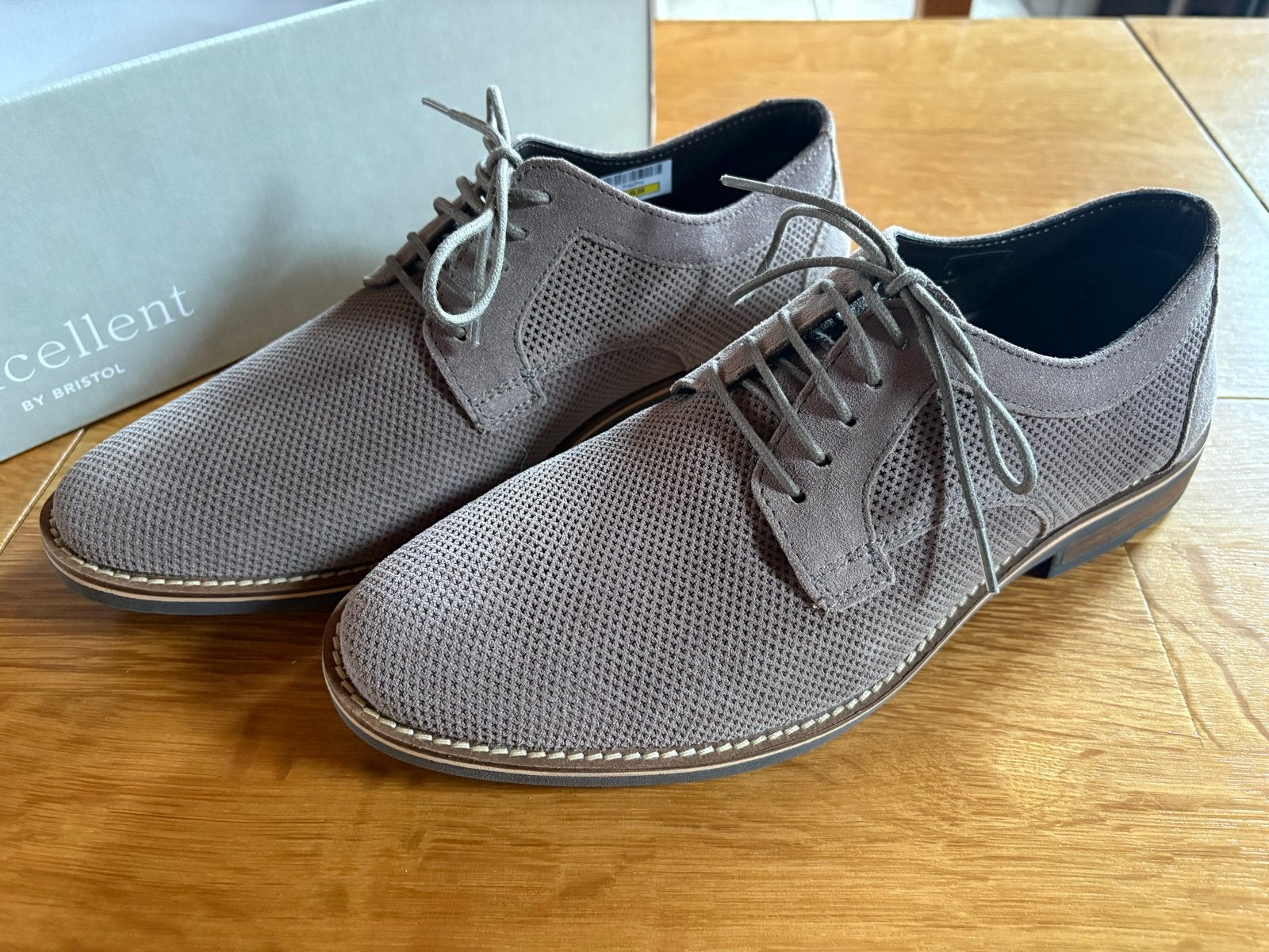 Nieuwe Bristol schoenen maat 41 - Taupe, Overige kleuren, Nieuw, Ophalen of Verzenden, Veterschoenen