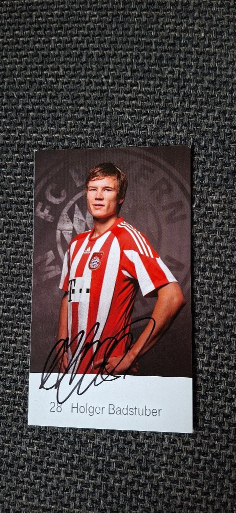 Spelerskaart handtekening; Holger Badstuber Bayern Munchen, Ophalen of Verzenden, Nieuw, Buitenlandse clubs, Spelerskaart