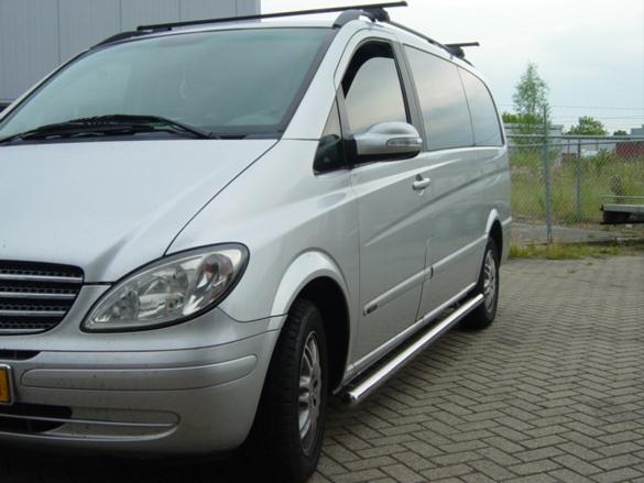 Mercedes-Benz Vito W639 (na 2003) Sidebars ronde buis, Auto diversen, Tuning en Styling, Niet ingevuld, Niet ingevuld, Niet ingevuld