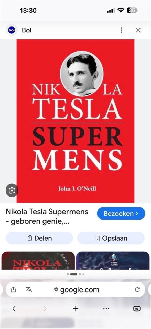 GEZOCHT Nikola Tesla Supermens John J. O'Neill, Ophalen of Verzenden, Gelezen, Wetenschap