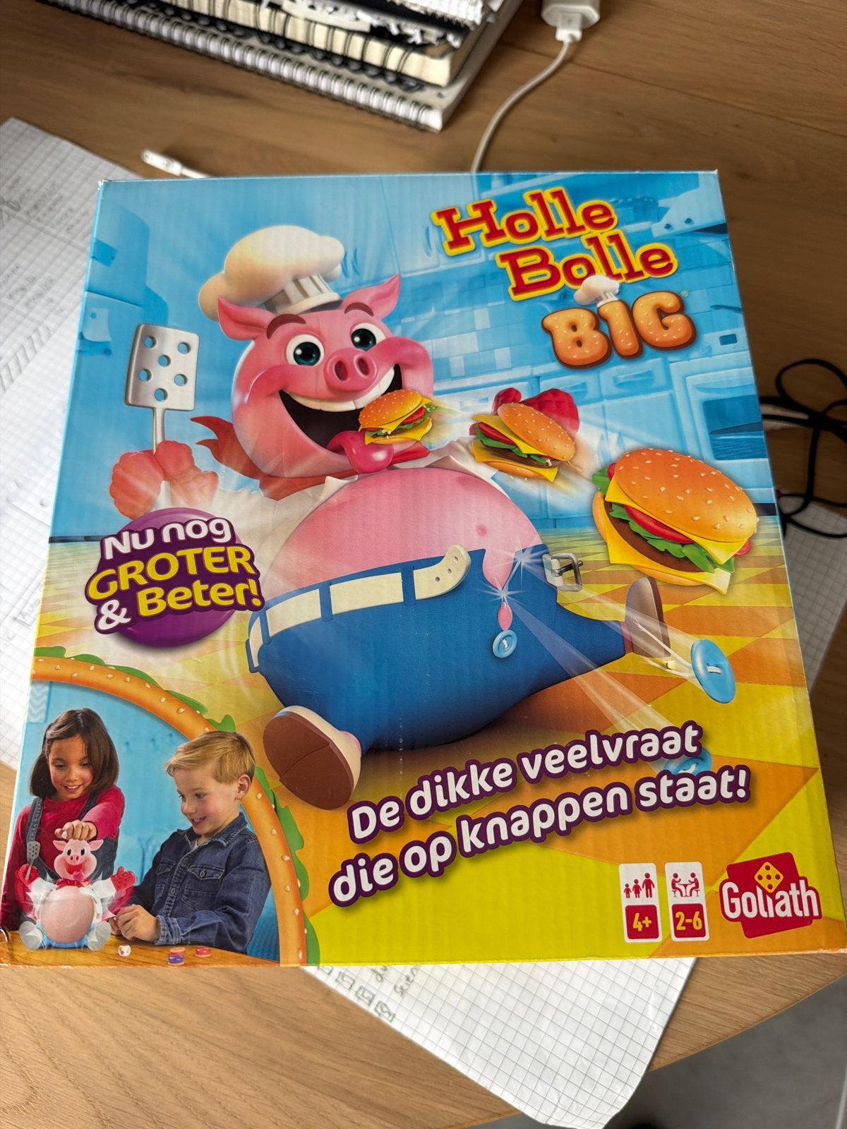 Holle Bolle Big - Het leuke familiespel van Goliath, Drie of vier spelers, Ophalen of Verzenden, Gebruikt