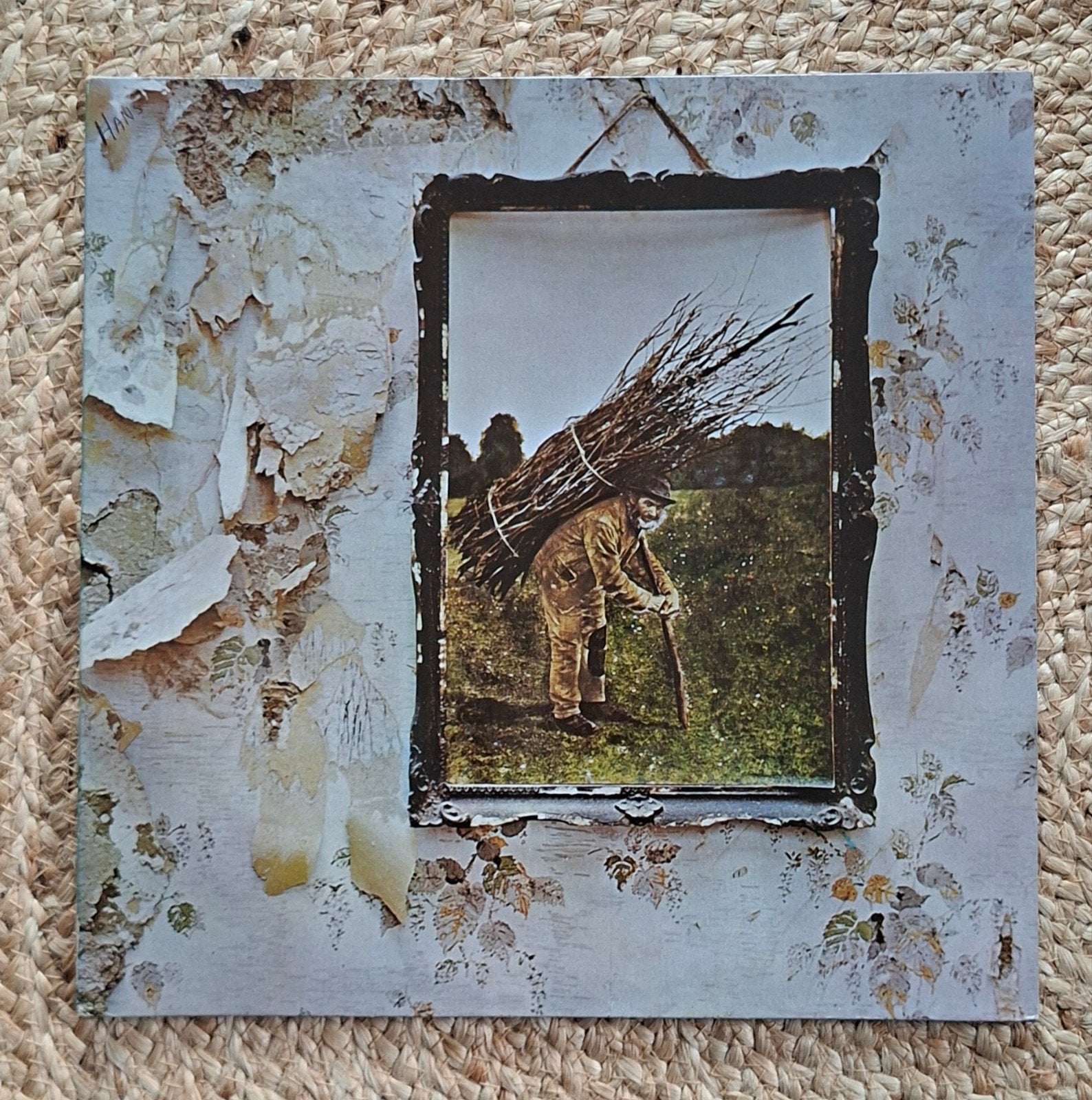 Led Zeppelin - IV (Four Symbols) LP Vinyl 1977, LP, Gebruikt, Originele persing, Ophalen of Verzenden