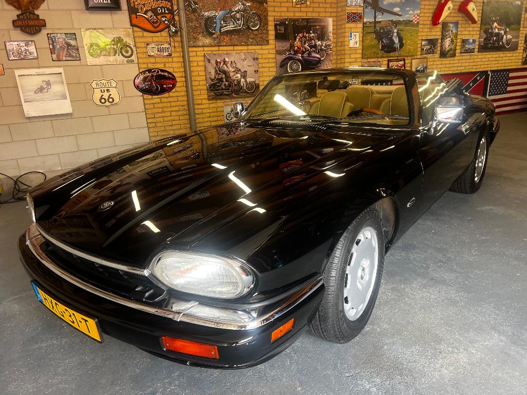 Jaguar 1996 Zwart, Auto's, Jaguar, Particulier, XJS, Benzine, Cabriolet, Automaat, Geïmporteerd, Zwart, Beige, Leder, Achterwielaandrijving