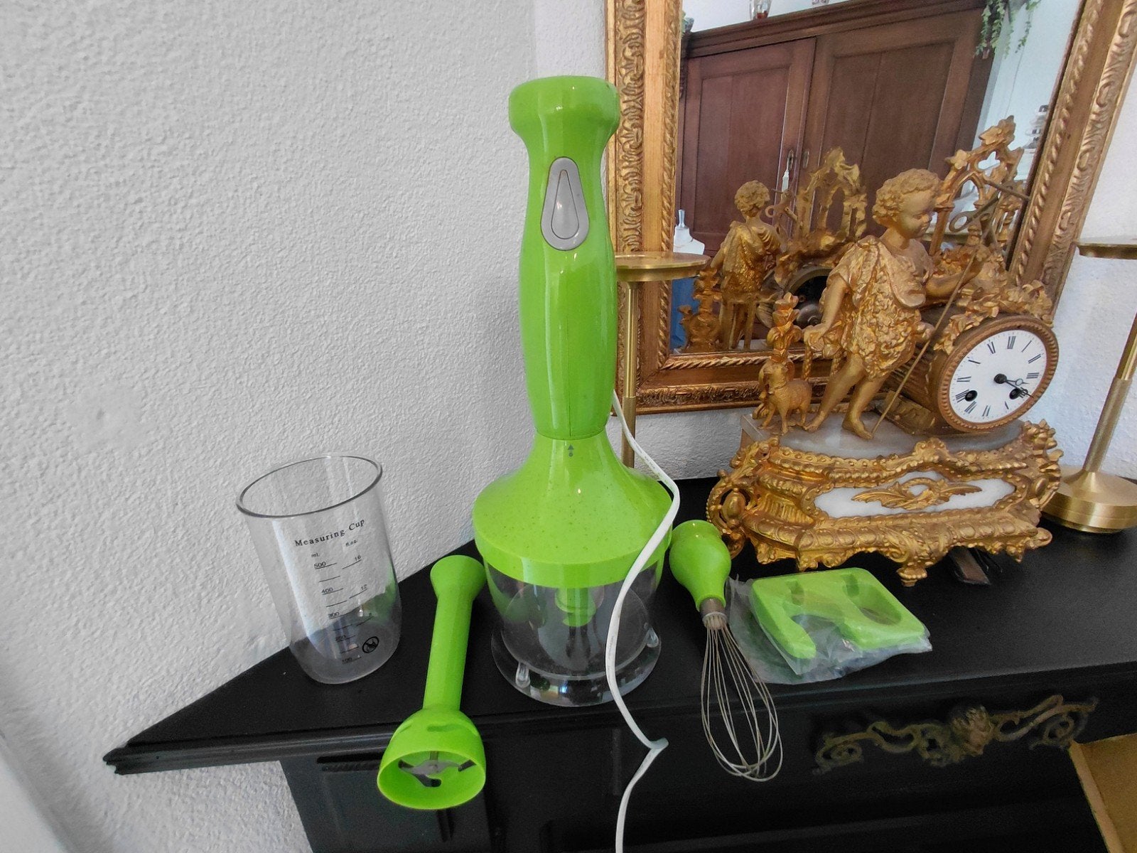 Hema Staafmixerset 3-in-1 Appelgroen, Minder dan 1 liter, Ophalen of Verzenden, Zo goed als nieuw, 1 snelheid