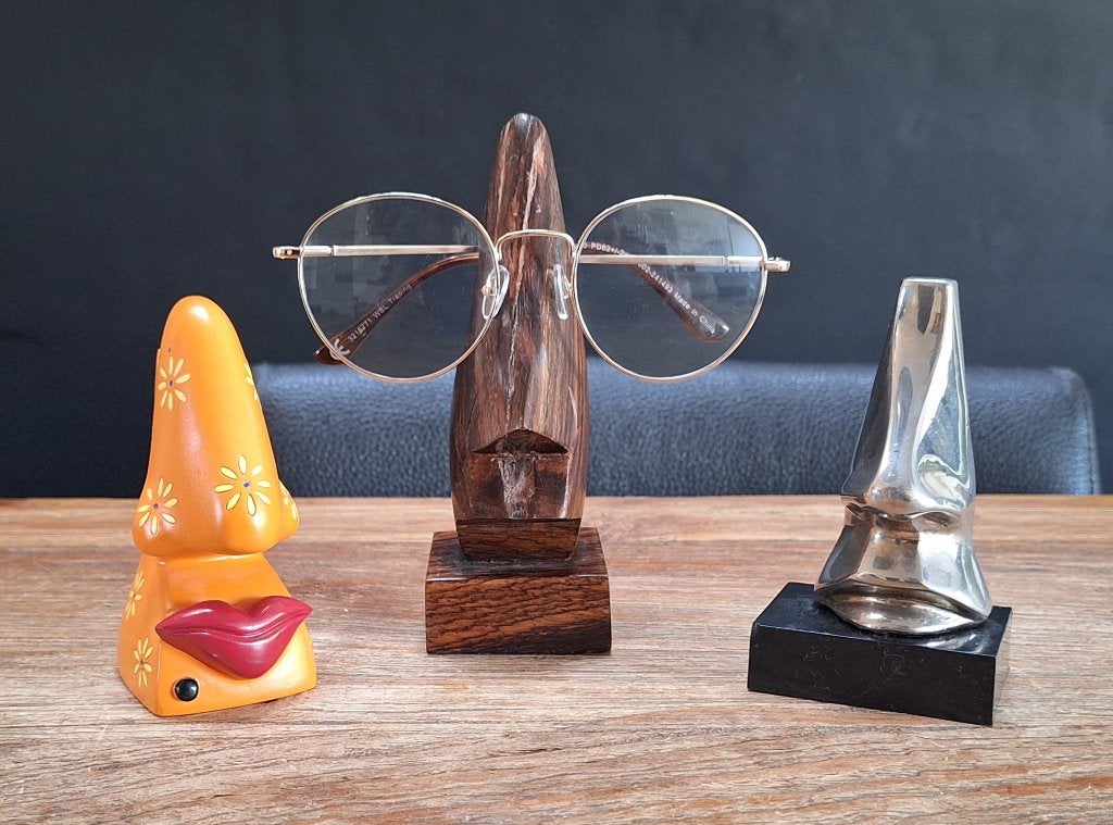vintage design neus brillenhouder naar ontwerp Salvador Dali, Ophalen of Verzenden