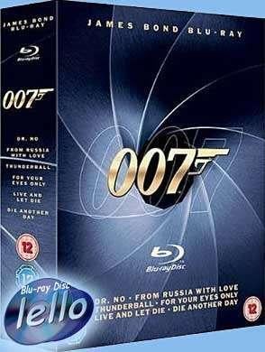 Blu-ray: James Bond, Vol.1 & 2, 6-disc BD Box, nieuw, NLO, Cd's en Dvd's, Ophalen of Verzenden, Nieuw in verpakking, Thrillers en Misdaad