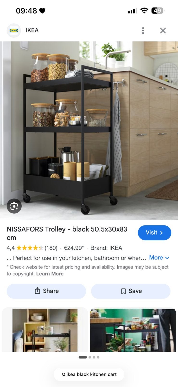 Ikea trolley, Ophalen, Zo goed als nieuw