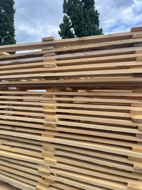 Houten vlonders, Ophalen, Gebruikt