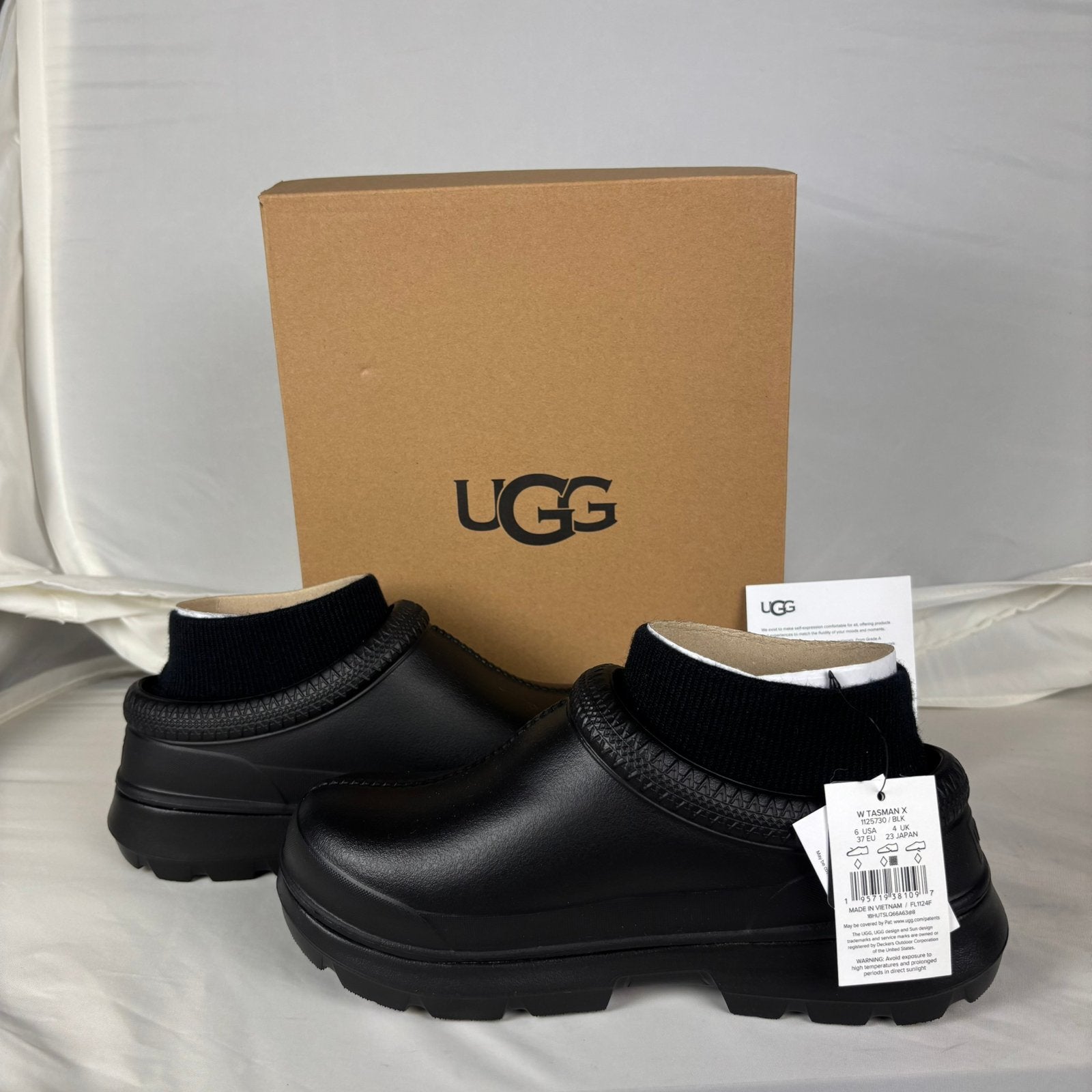 UGG Tasman X Black Dames Maat 37 Nieuw in Doos | 1125730, Kleding | Dames, ., Zwart, Nieuw, Ophalen of Verzenden