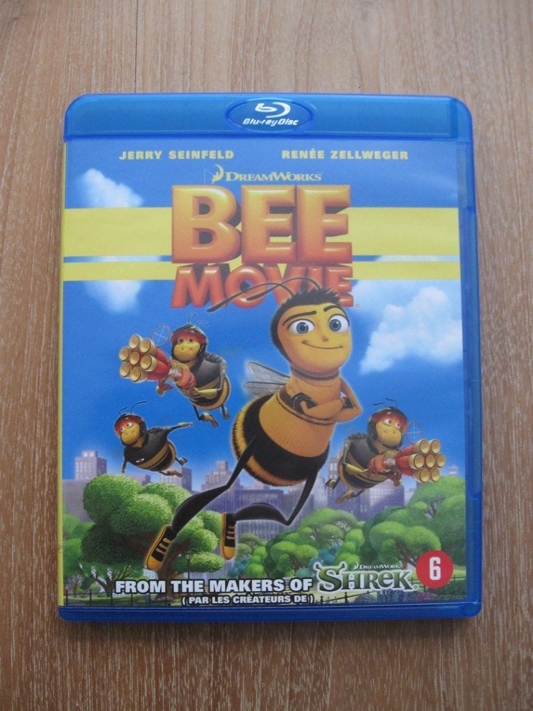 Blu-ray Bee Movie Jerry Seinfeld Renée Zellweger, Nederlands, Film, Ophalen of Verzenden, Nederlands
