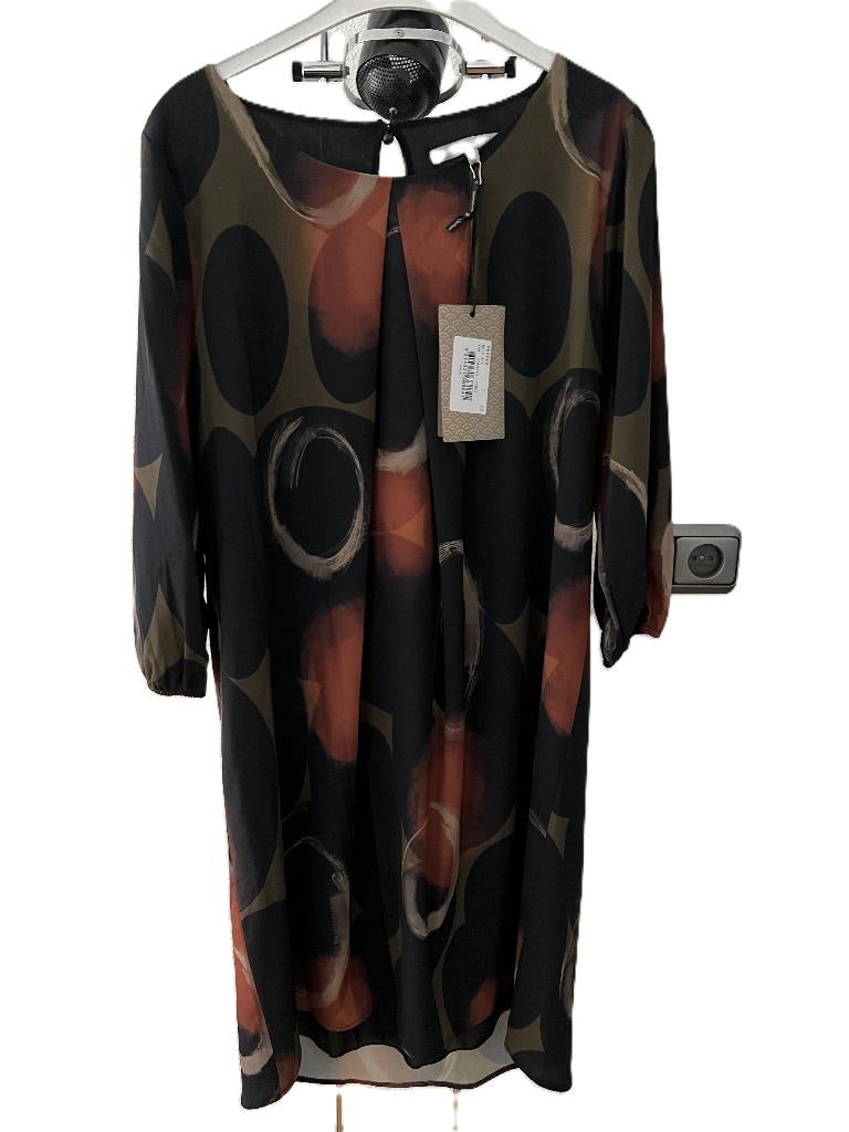 Nieuw La Fee Maraboutee jurk NL40 zwart bruin burnt orange, Kleding | Dames, Jurken, Maat 38/40 (M), La Fee Maraboutee, Bruin