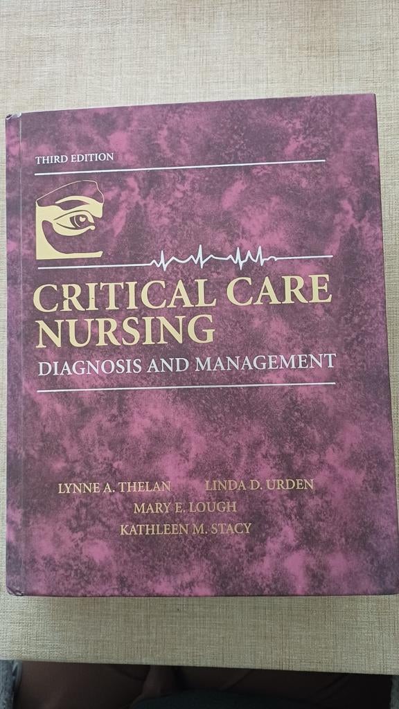 Critical Care Nursing: Diagnosis and Management (3e editie), Lynne A. Thelan, Zo goed als nieuw, Beta, HBO