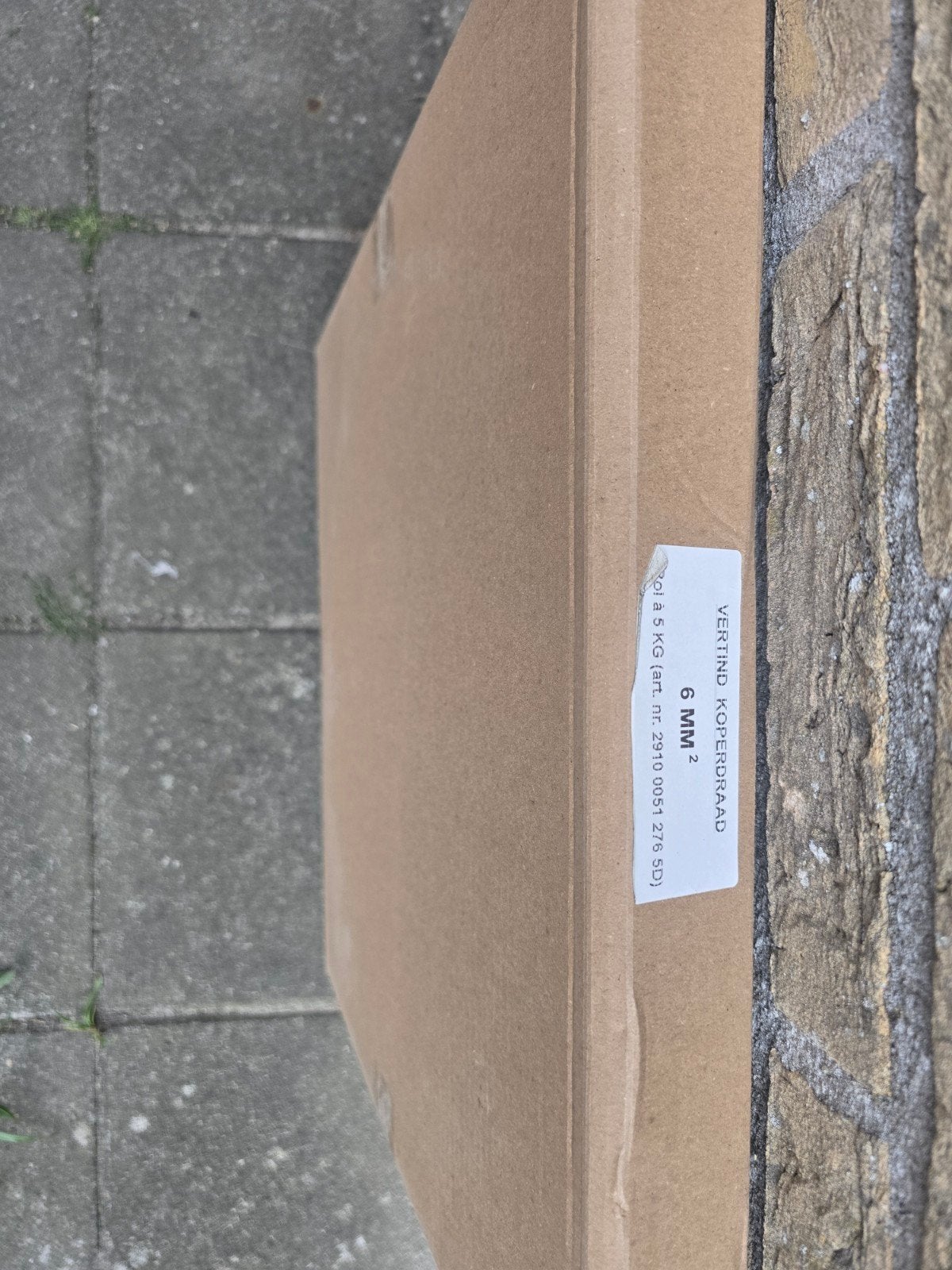 Aarddraad 6mm2, rol 94m, 5kg - Nieuw, Ophalen of Verzenden, Nieuw
