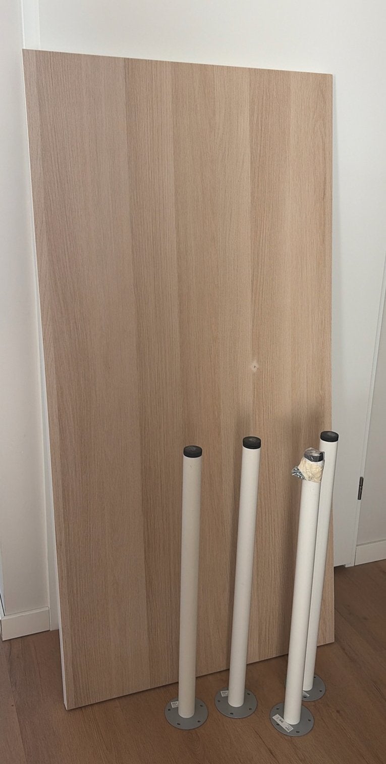 Ikea Linnmon/Adils bureau tafel (150 x 75 cm), Ophalen, Gebruikt, 150 cm, Spaanplaat of MDF