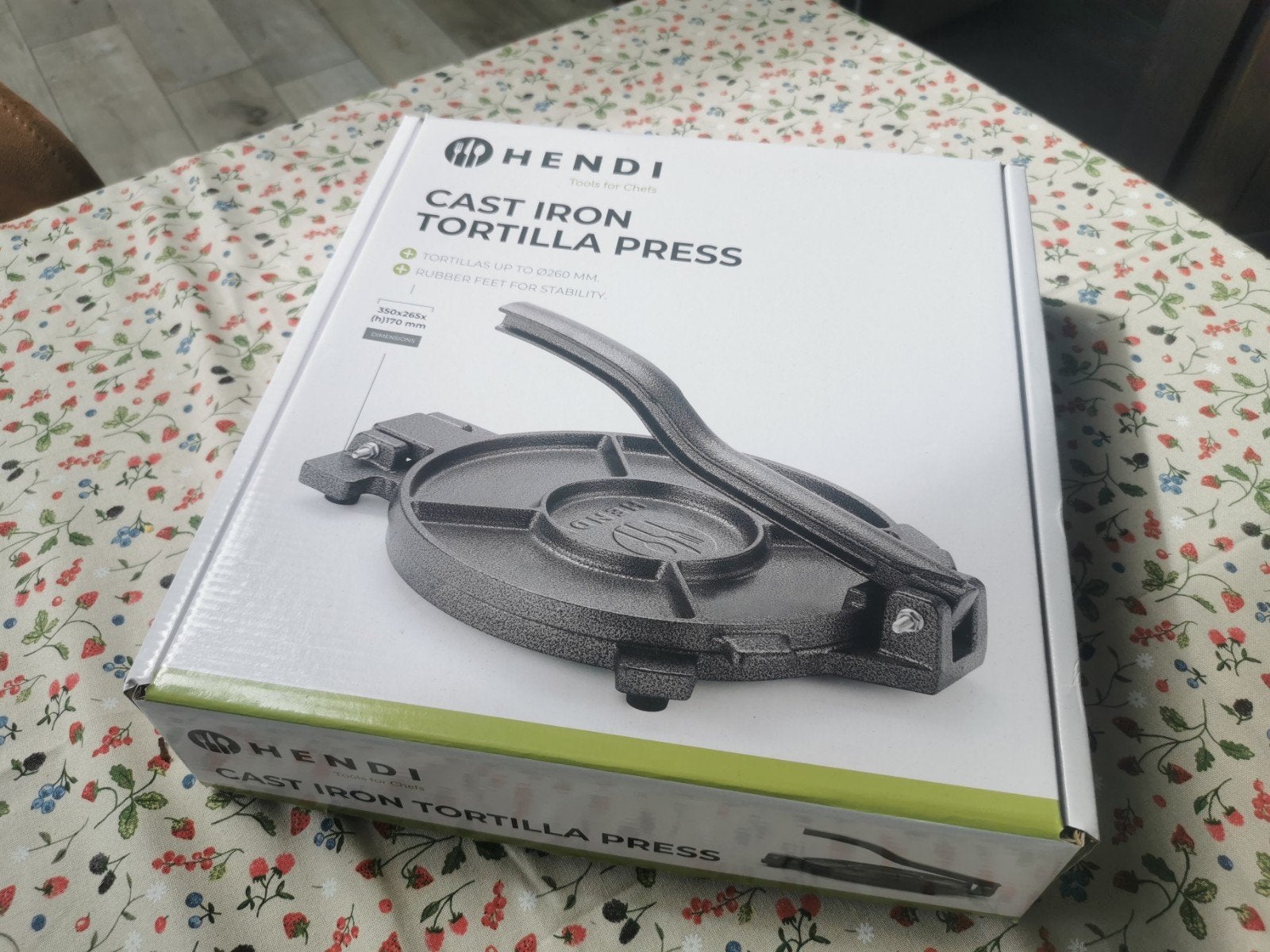 Hendi Gietijzeren Tortilla Pers - Zo goed als nieuw, Huis en Inrichting, Ophalen, Overige typen, Hendi, Zo goed als nieuw
