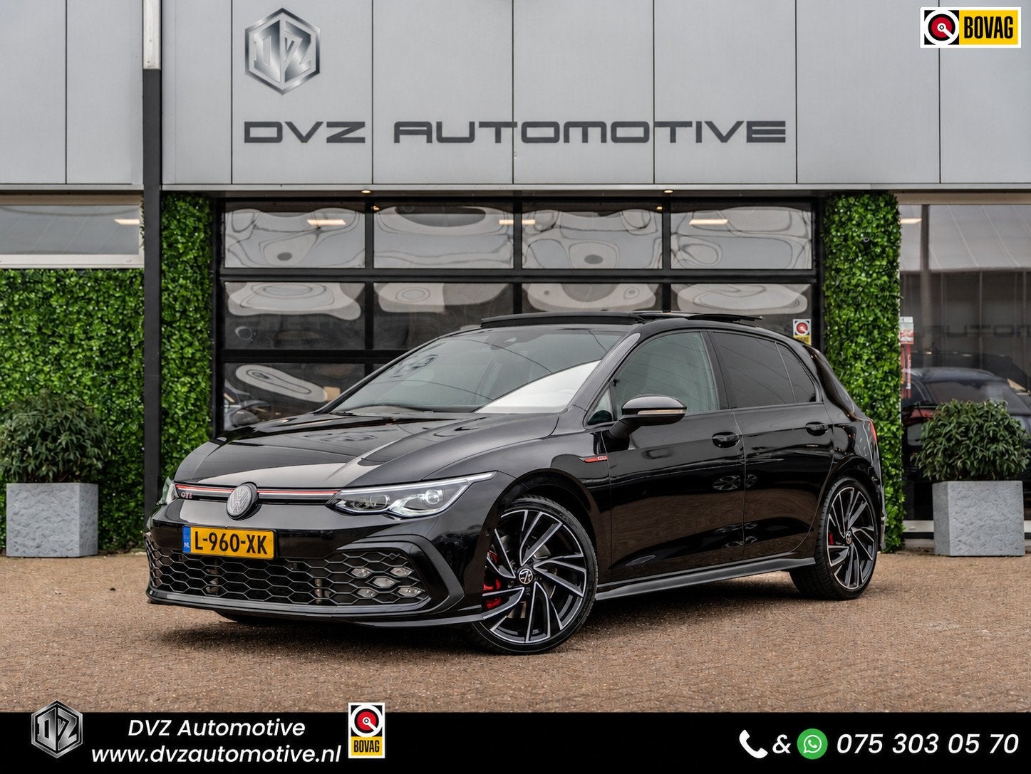 Volkswagen Golf 2.0 TSI DSG 245PK GTI | Pano | Leder | Sterr, Auto's, 730 kg, Euro 6, 4 cilinders, Zwart