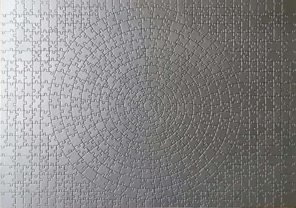 Ravensburger – Krypt – Silver – 654 stukjes, Ophalen of Verzenden, 500 t/m 1500 stukjes, Zo goed als nieuw, Legpuzzel