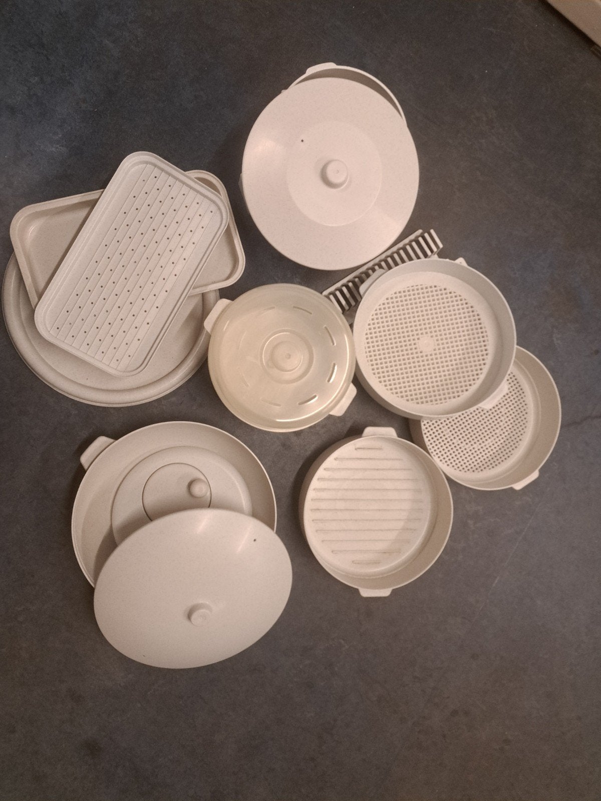 Magnetron pannen set, Ophalen of Verzenden, Rvs, Pannenset