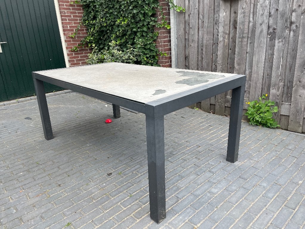 Tuintafel gratis!, Tuin en Terras, Tuintafels, Ophalen, Gebruikt, Rechthoekig