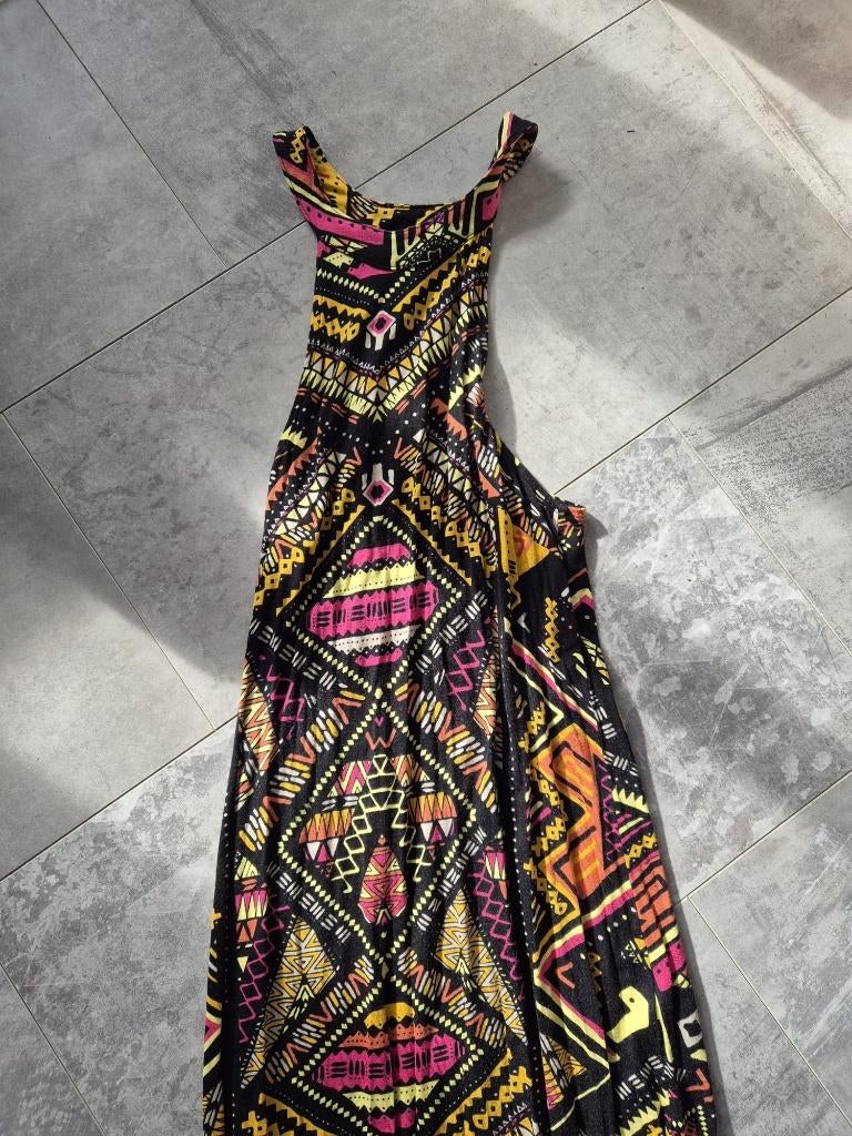 Zomerse lange jurk Maat M H&M, Maat 38/40 (M), H&M, Geel, Ophalen of Verzenden