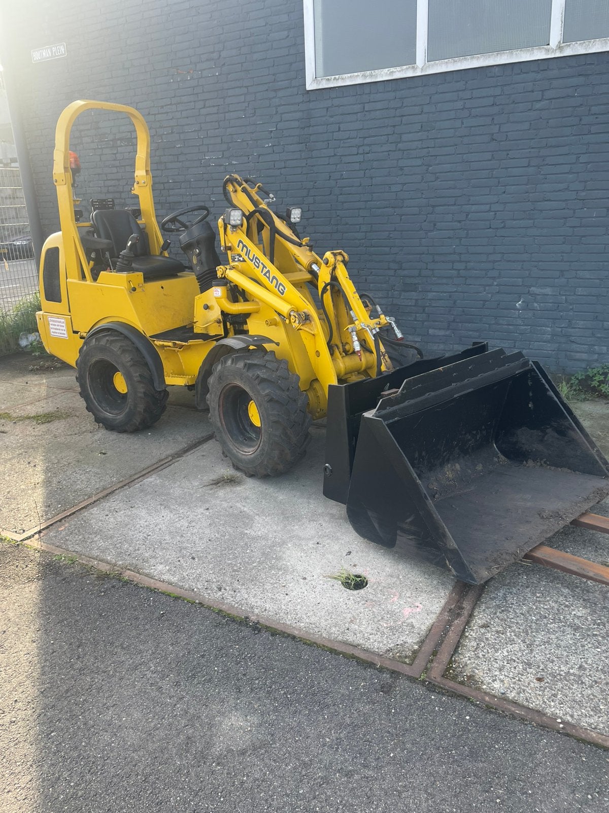 Mustang Kl178 shovel/wiellader, Ophalen, Wiellader of Shovel